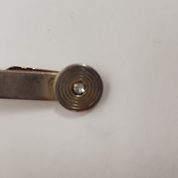 Elegant Vintage Faux Gold and Silver Tie Bar Clips 3 Pc Set - Picture 4 of 13